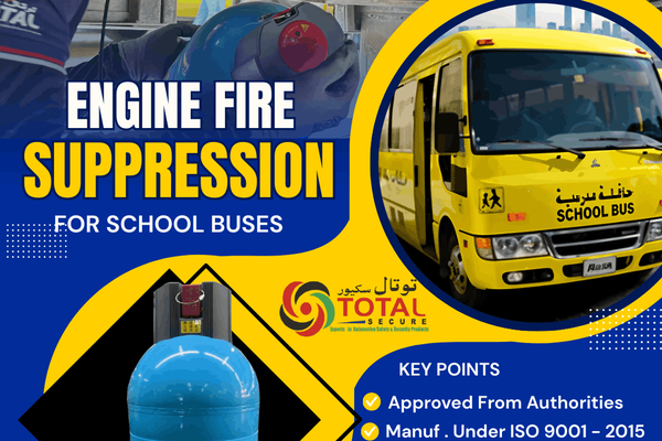 Vehicle Engine Fire Suppression System Installation in UAE
