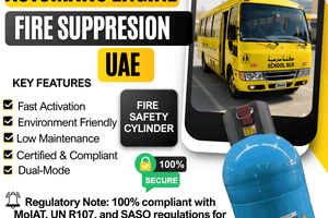 Vehicle Engine Fire Suppression System in UAE – Protect Your Fleet with Total Secure L.L.C